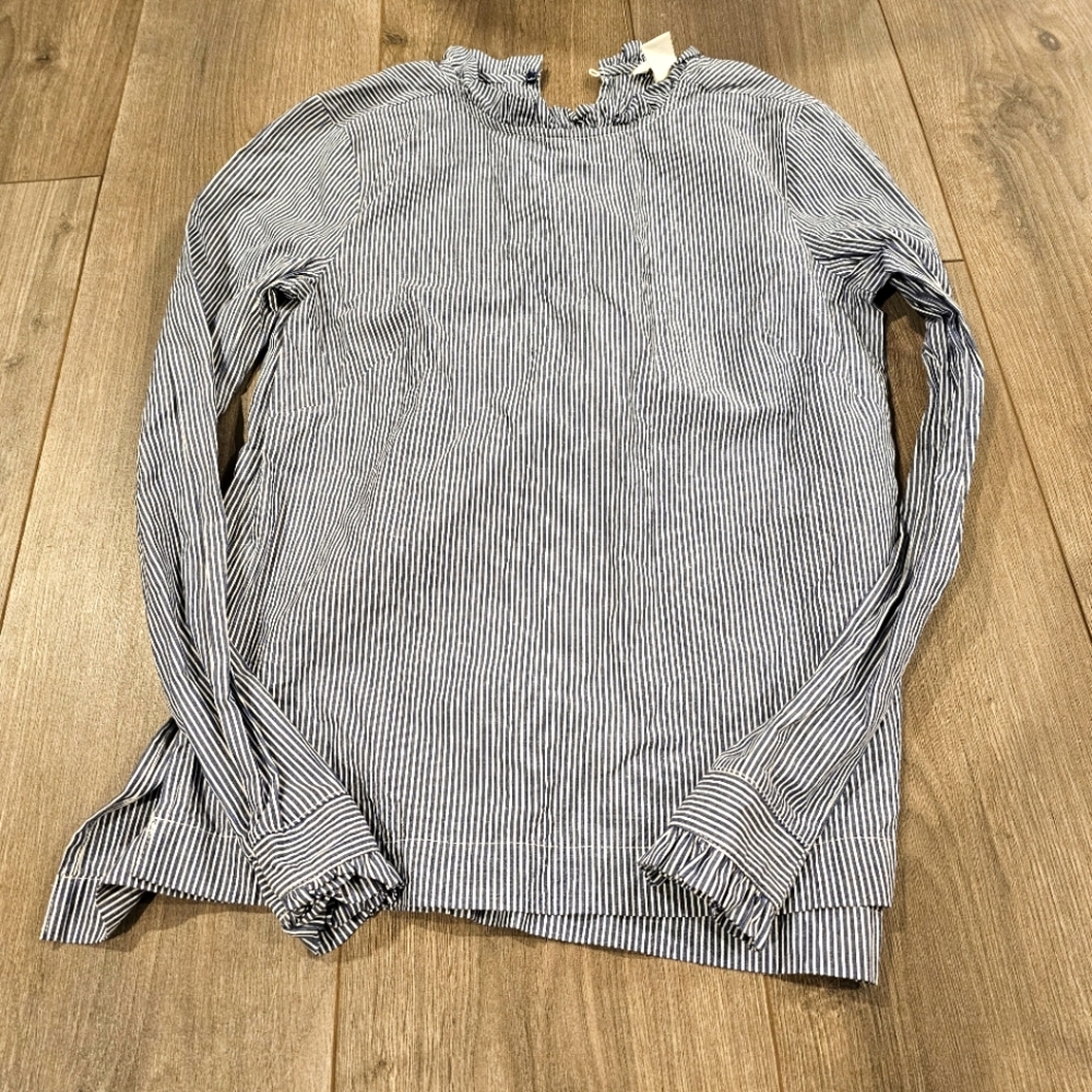 Zara high neck long blouse